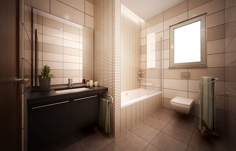 Дизайн ванной комнаты-46