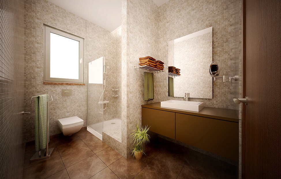Дизайн ванной комнаты-43