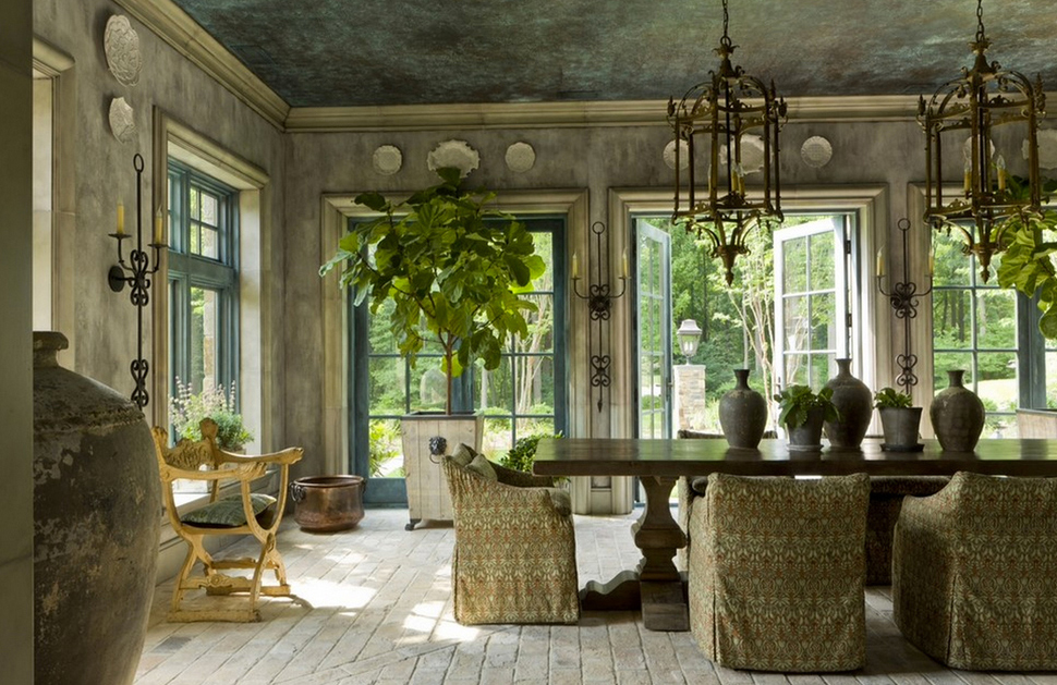 Тканевые натяжные потолки-84