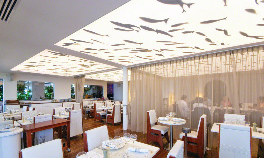 Светопрозрачные натяжные потолки-76