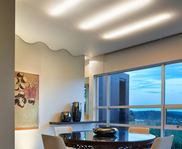 Матовые натяжные потолки-54