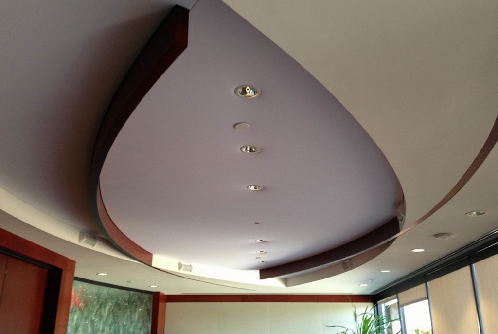 Матовые натяжные потолки-62