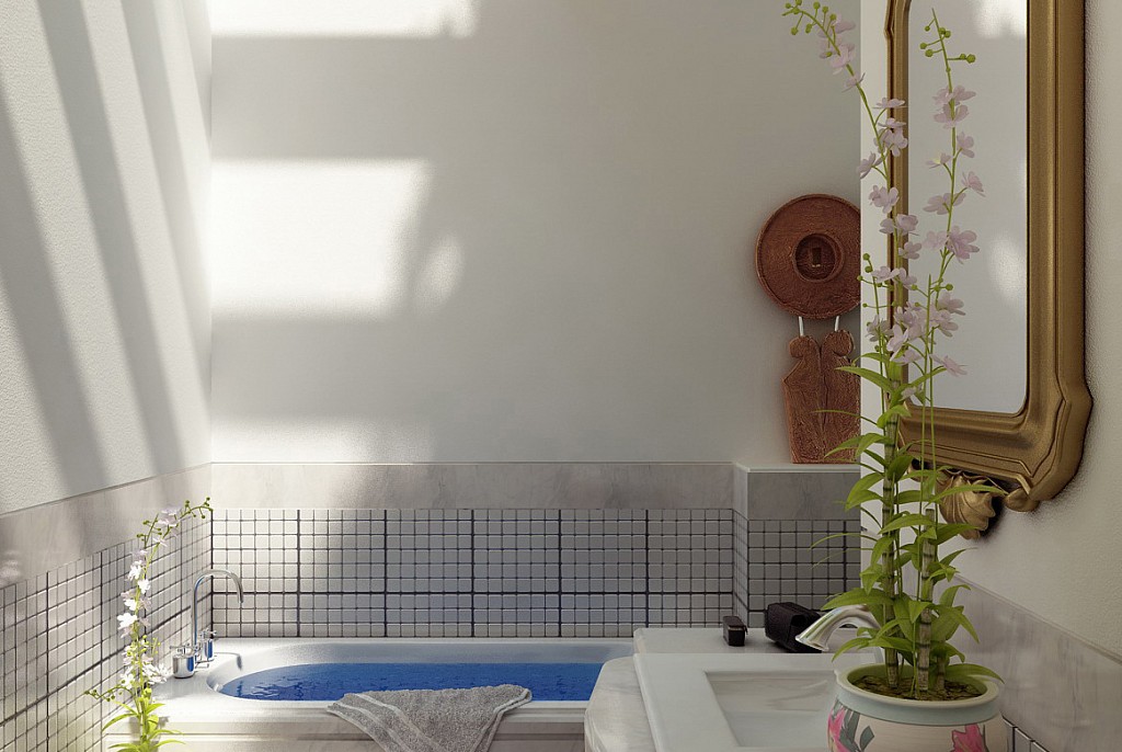 Дизайн ванной комнаты-17