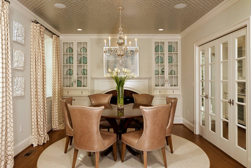 Тканевые натяжные потолки-33