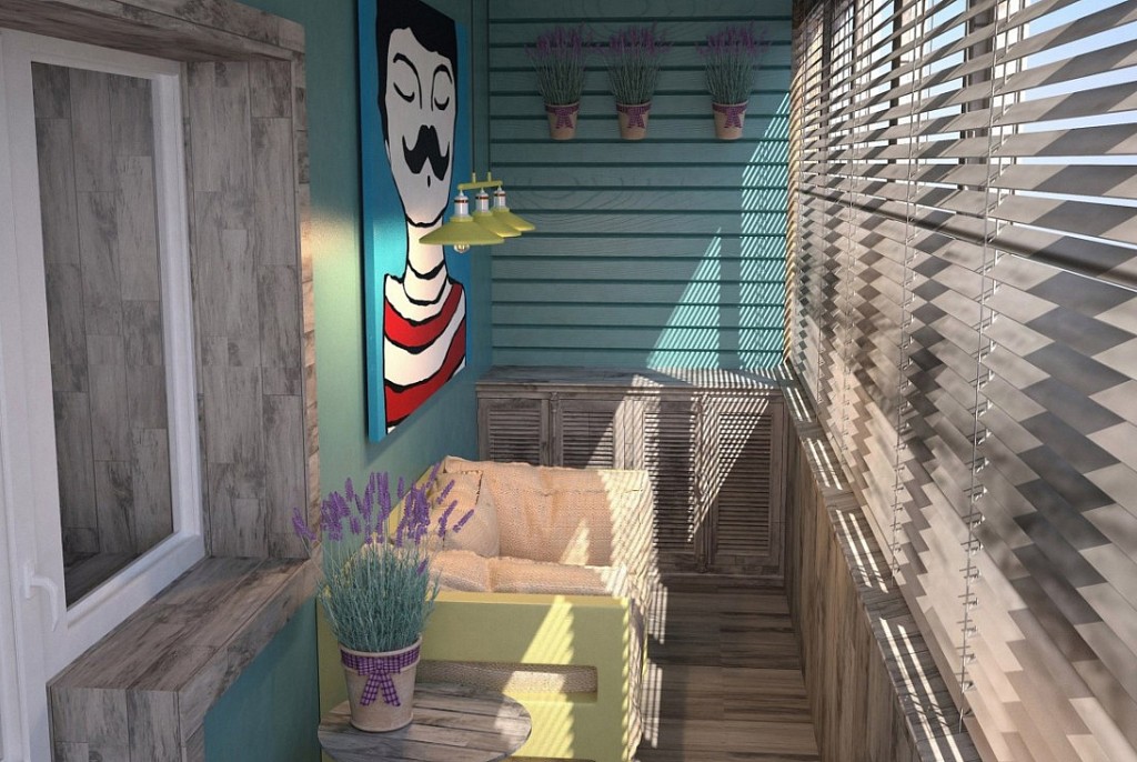 Дизайн балкона-14