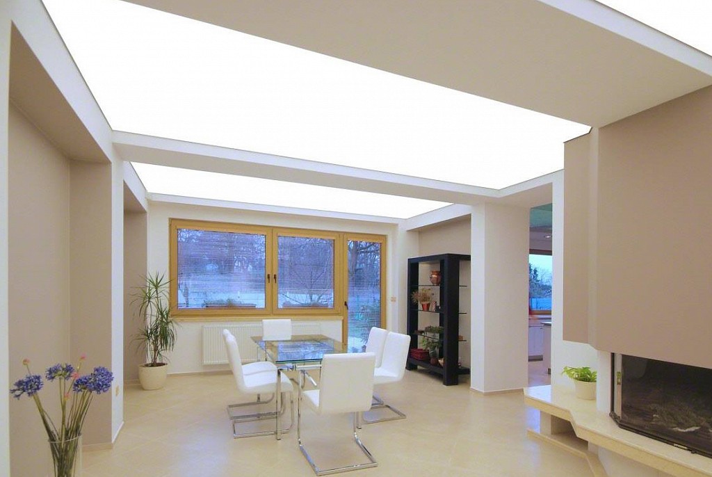 Светопрозрачные натяжные потолки-45