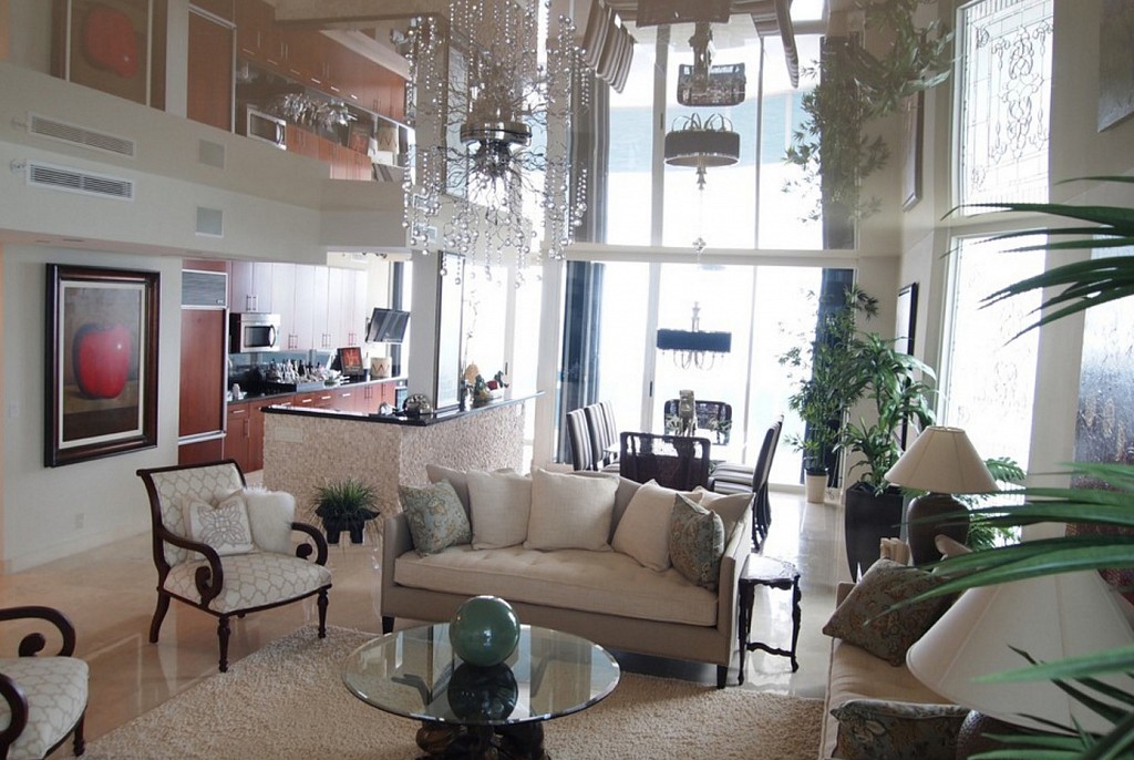 Глянцевые натяжные потолки-10