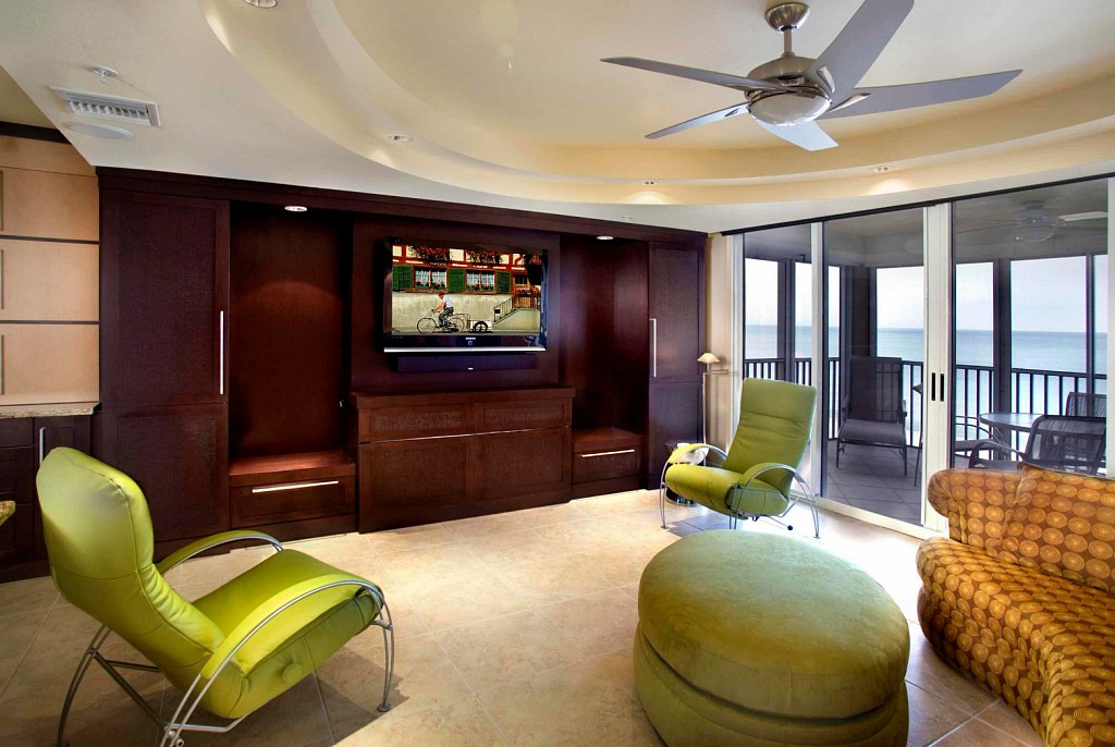 Матовые натяжные потолки-41