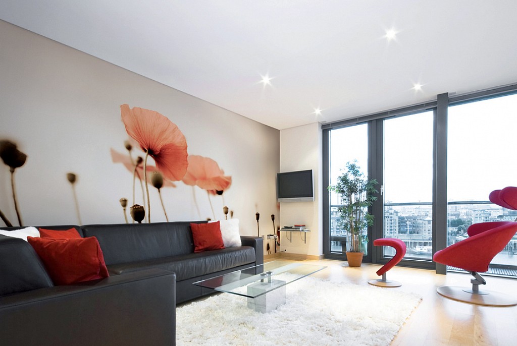 Матовые натяжные потолки-77