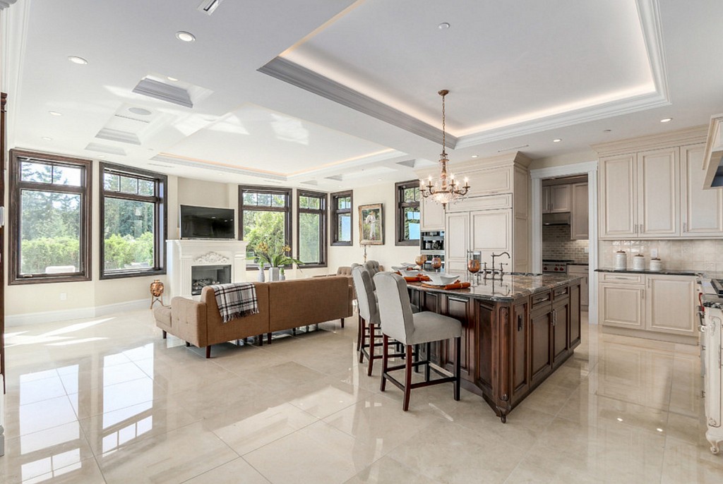 Матовые натяжные потолки-46