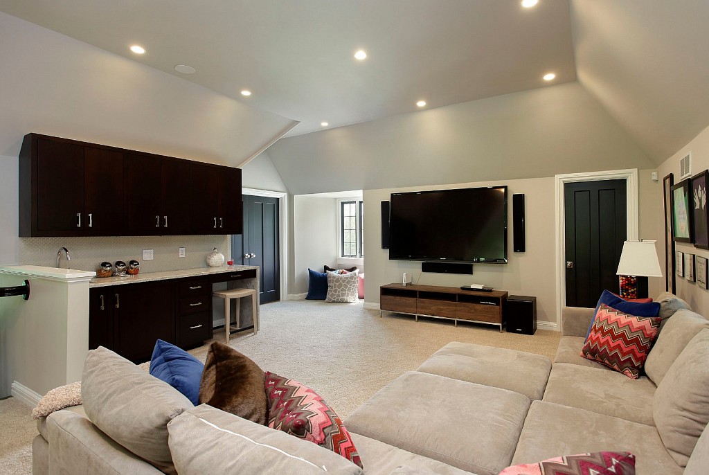 Матовые натяжные потолки-64