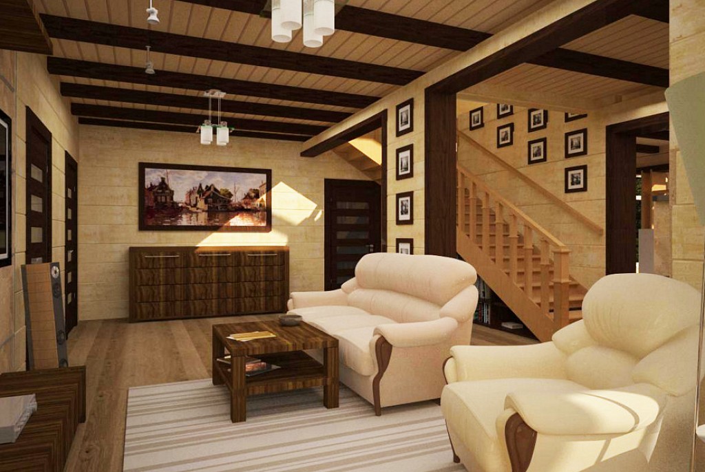 Дизайн гостинной-7