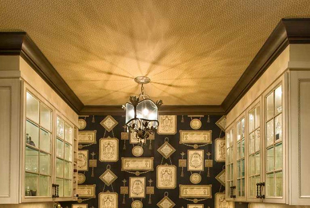 Тканевые натяжные потолки-52