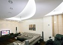 Двухуровневые натяжные потолки-37