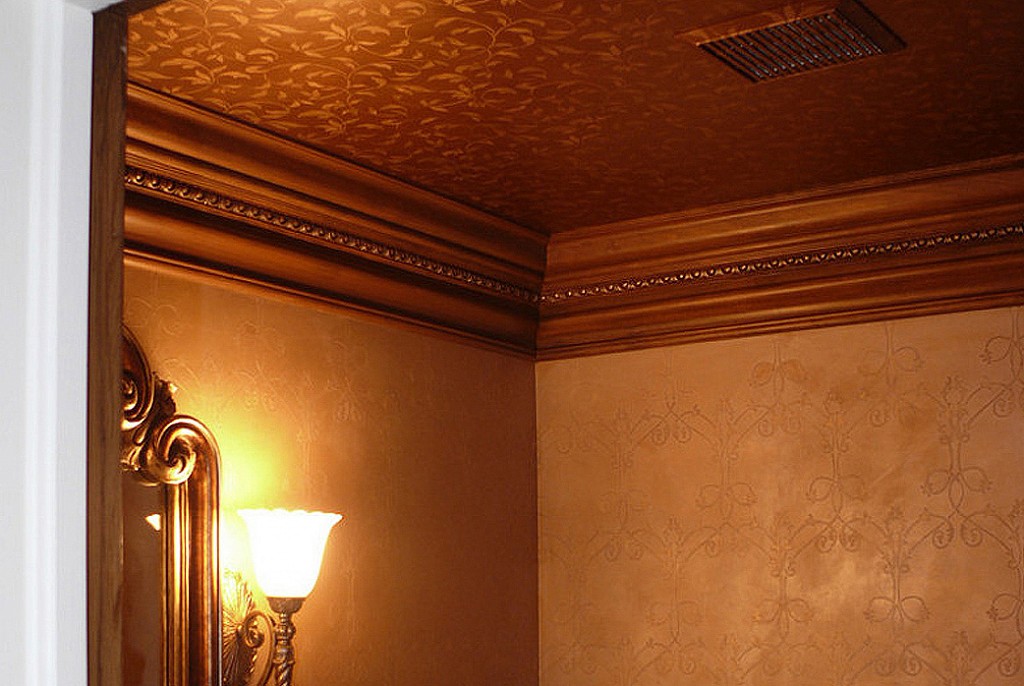 Тканевые натяжные потолки-42