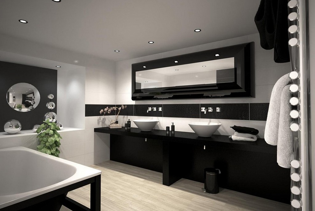 Дизайн ванной комнаты-56