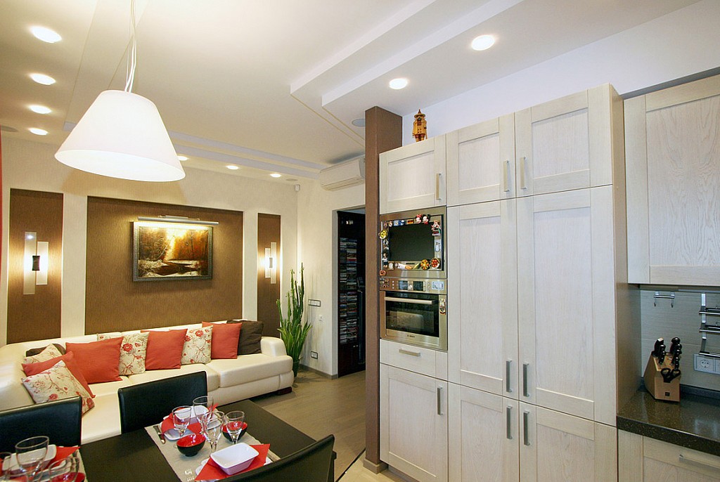 Матовые натяжные потолки-20