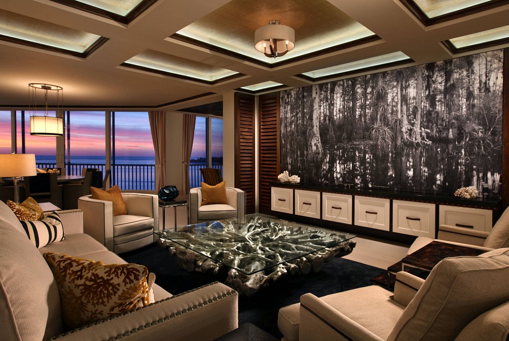 Тканевые натяжные потолки-45