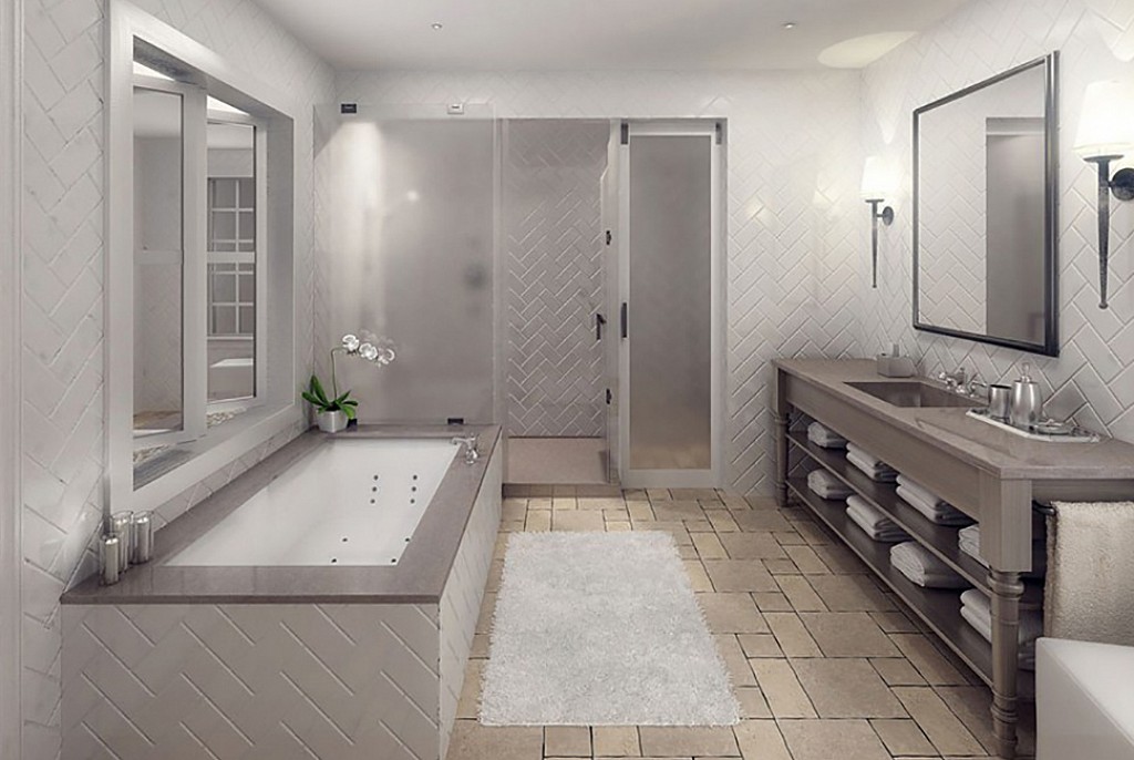 Дизайн ванной комнаты-54