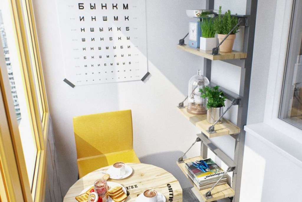 Дизайн балкона-30