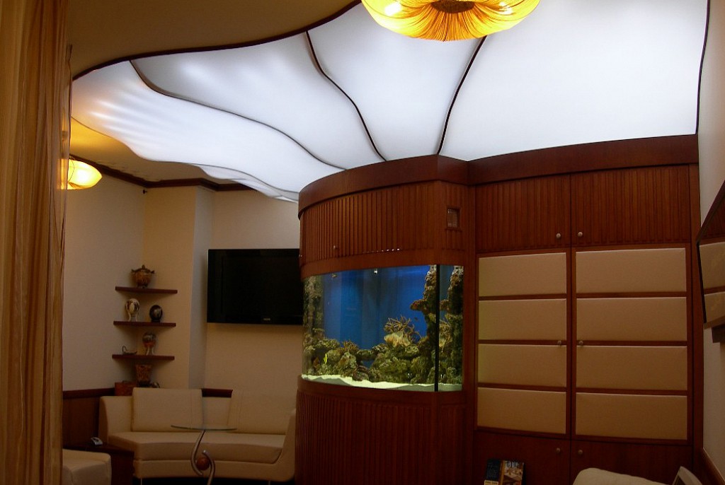 Светопрозрачные натяжные потолки-3