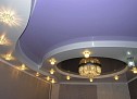 Двухуровневые натяжные потолки