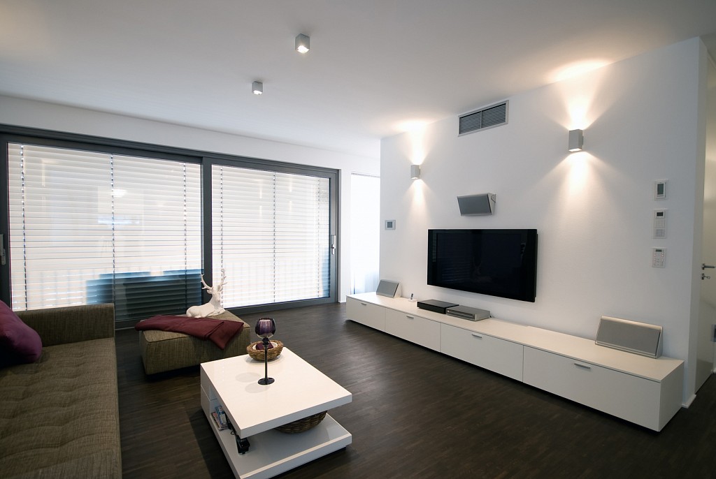 Матовые натяжные потолки-97