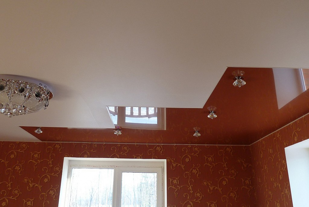 Матовые натяжные потолки-91