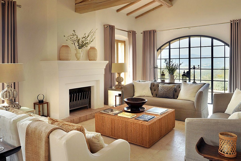 Дизайн гостиной-40