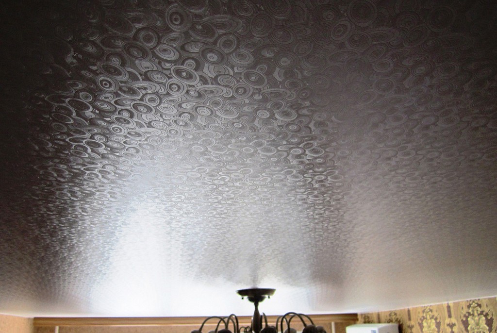 Тканевые натяжные потолки-82