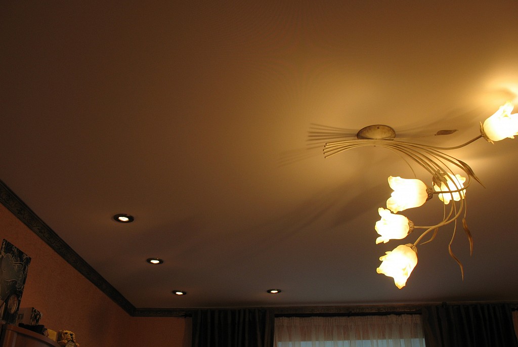 Тканевые натяжные потолки-83