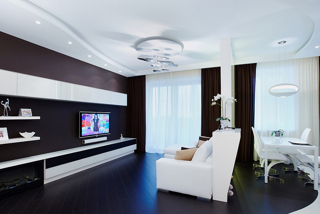 Матовые натяжные потолки-26