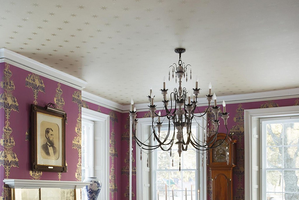 Тканевые натяжные потолки-79