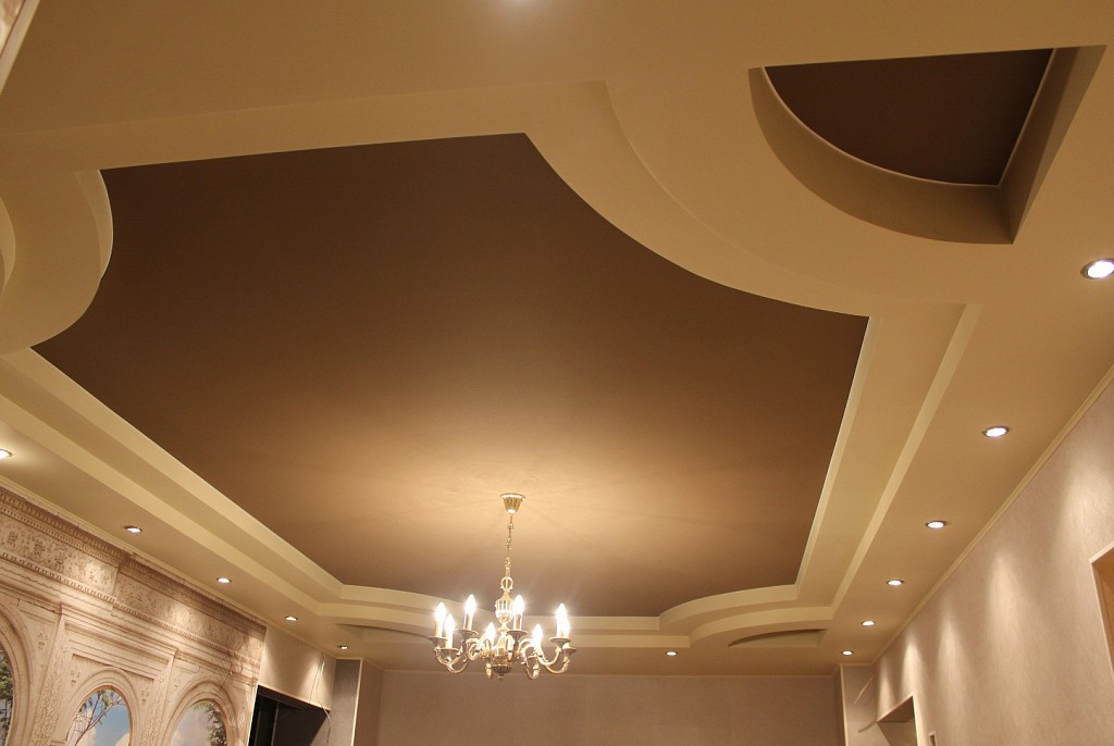 Тканевые натяжные потолки-86