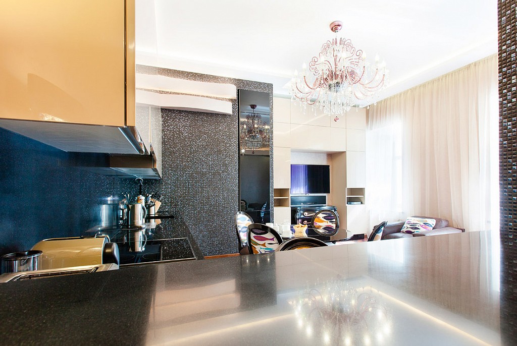 Матовые натяжные потолки-21