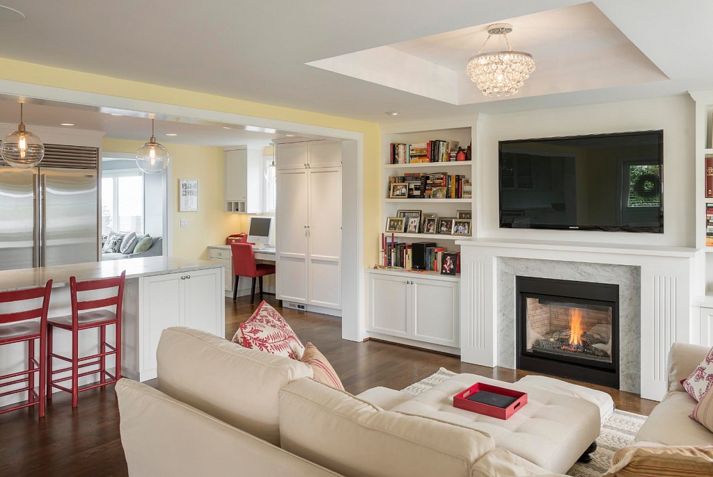 Матовые натяжные потолки-45