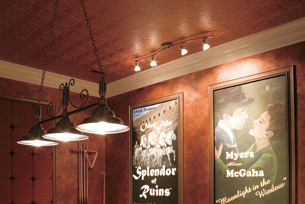 Тканевые натяжные потолки-47