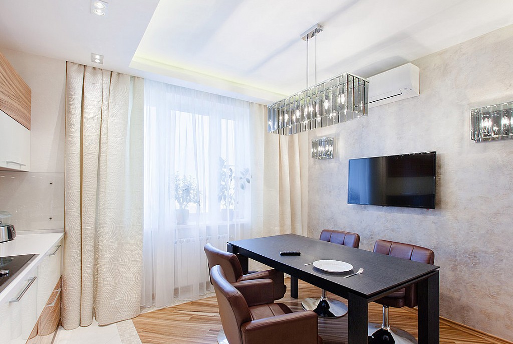 Матовые натяжные потолки-25