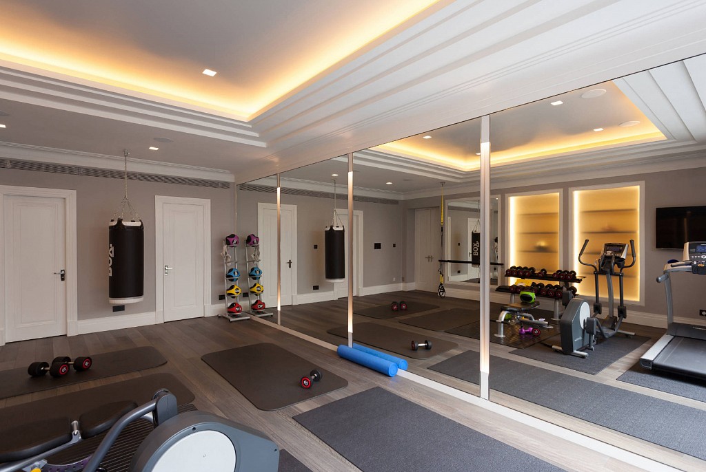 Матовые натяжные потолки-40