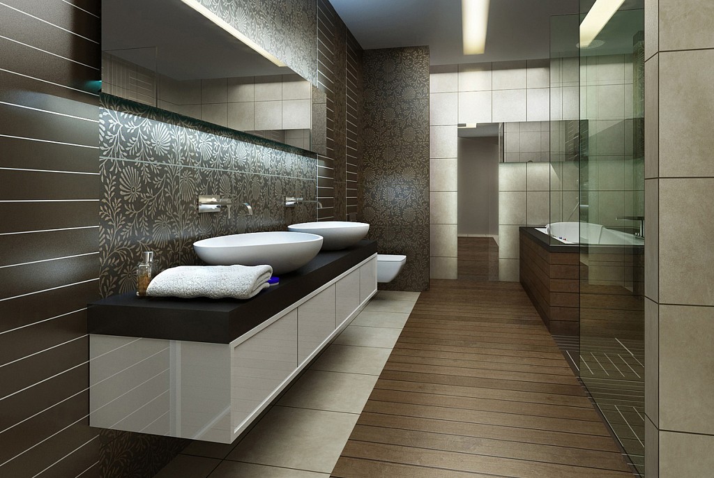 Дизайн ванной комнаты-21