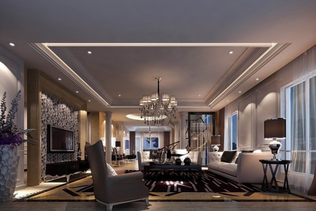 Дизайн гостиной-50