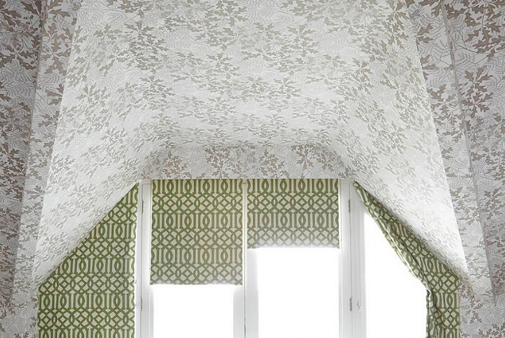 Тканевые натяжные потолки-29