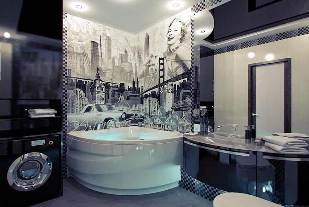 Дизайн ванной комнаты-48