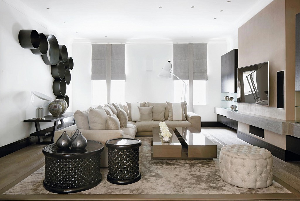 Дизайн гостиной-57