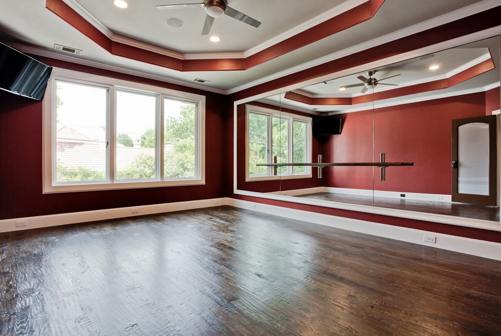 Матовые натяжные потолки-43