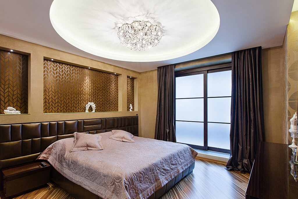 Матовые натяжные потолки-24