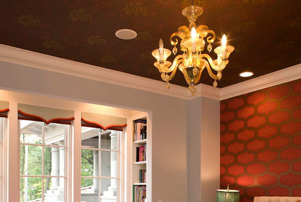 Тканевые натяжные потолки-50